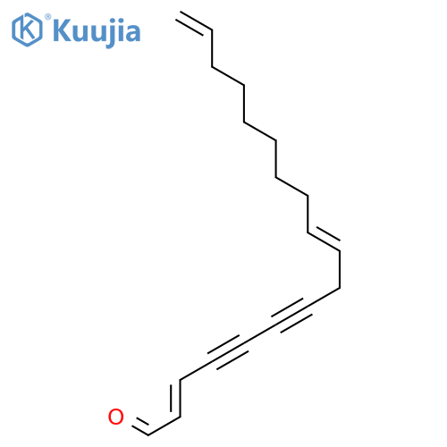 2,9,17-Octadecatriene-4,6-diynal, (E,Z)- structure
