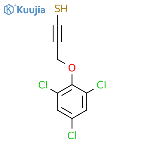 1-Propyne-1-thiol, 3-(2,4,6-trichlorophenoxy)- structure