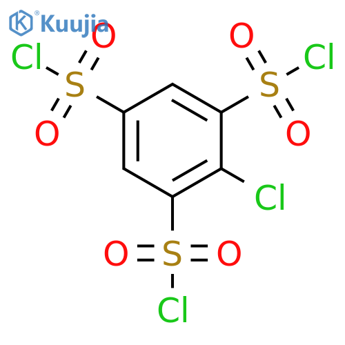 1,3,5-Benzenetrisulfonyl trichloride, 2-chloro- structure
