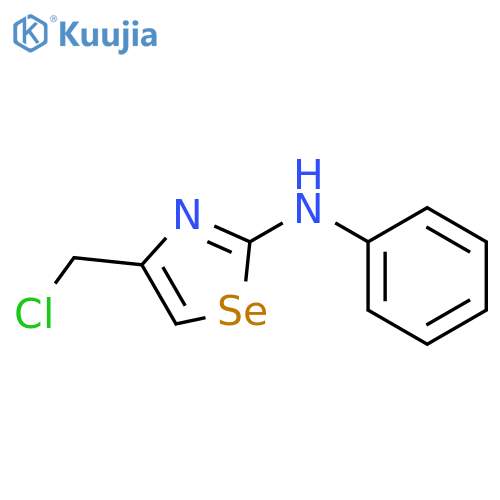 2-SELENAZOLAMINE, 4-(CHLOROMETHYL)-N-PHENYL- structure
