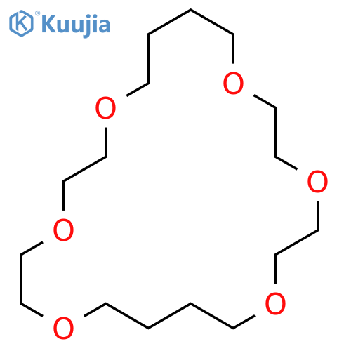 1,4,7,12,15,18-Hexaoxacyclodocosane structure