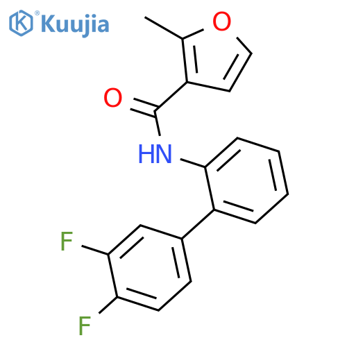 3-Furancarboxamide, N-(3',4'-difluoro[1,1'-biphenyl]-2-yl)-2-methyl- structure