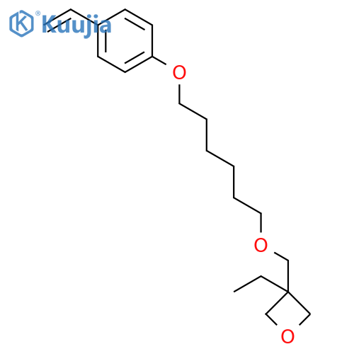 Oxetane, 3-[[[6-(4-ethenylphenoxy)hexyl]oxy]methyl]-3-ethyl- structure