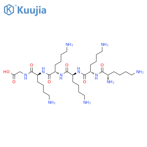 GLYCINE, L-LYSYL-L-LYSYL-L-LYSYL-L-LYSYL-L-LYSYL- structure