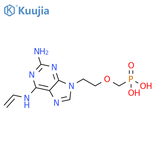 Phosphonic acid,[[2-[2-amino-6-(ethenylamino)-9H-purin-9-yl]ethoxy]methyl]- structure
