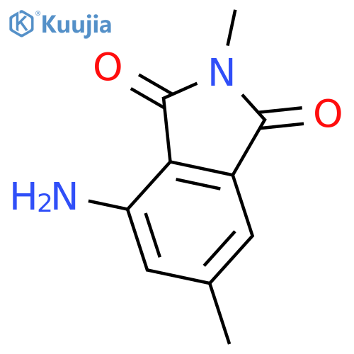 1H-ISOINDOLE-1,3(2H)-DIONE, 4-AMINO-2,6-DIMETHYL- structure