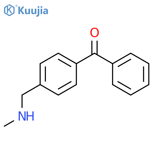 Methanone, [4-[(methylamino)methyl]phenyl]phenyl- structure