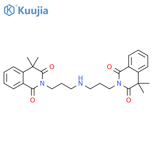 1,3(2H,4H)-Isoquinolinedione,2,2'-(iminodi-3,1-propanediyl)bis[4,4-dimethyl- (9CI) structure