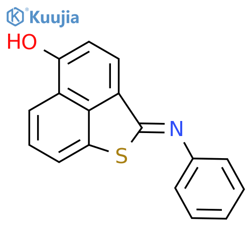 2H-Naphtho[1,8-bc]thiophene-5-ol, 2-(phenylimino)- structure