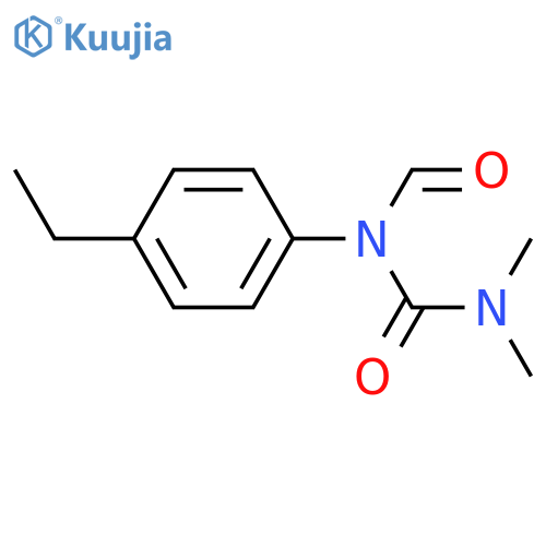 Urea, N-(4-ethylphenyl)-N-formyl-N',N'-dimethyl- structure