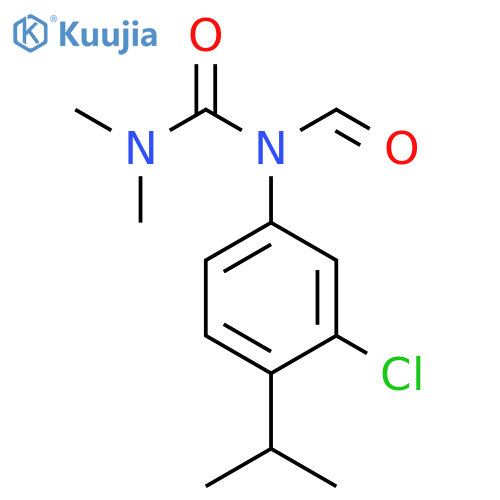 Urea, N-[3-chloro-4-(1-methylethyl)phenyl]-N-formyl-N',N'-dimethyl- structure