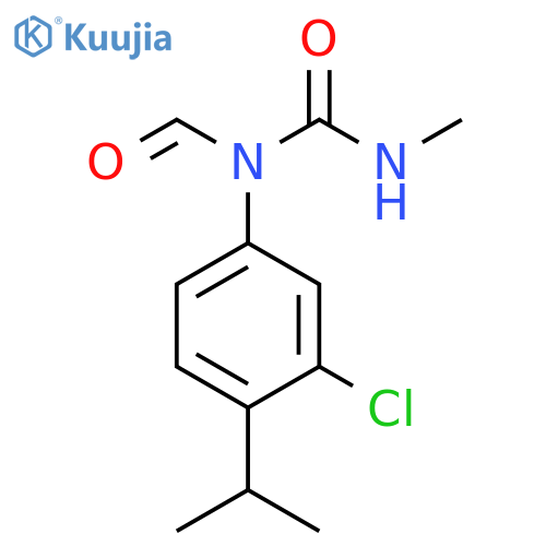Urea, N-[3-chloro-4-(1-methylethyl)phenyl]-N-formyl-N'-methyl- structure