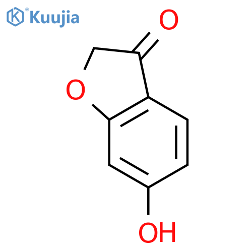 6-hydroxy-2,3-dihydro-1-benzofuran-3-one structure
