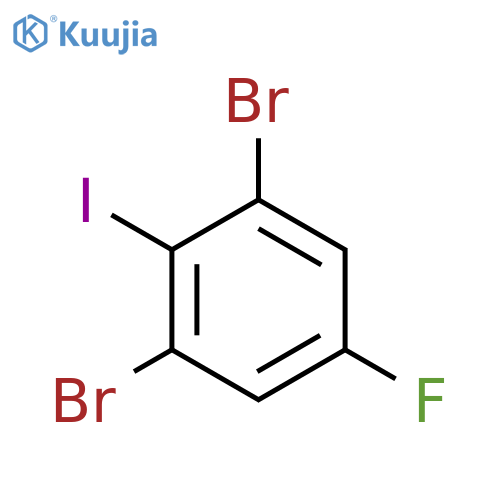 1,3-Dibromo-5-fluoro-2-iodobenzene structure