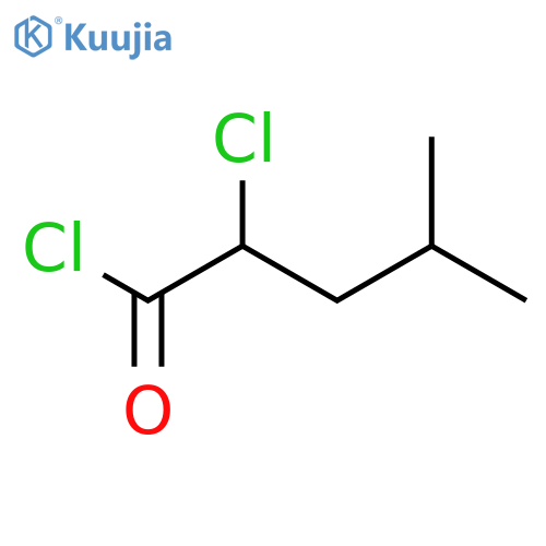 2-chloro-4-methylpentanoyl chloride structure