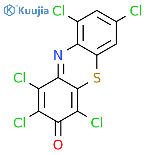 3H-Phenothiazin-3-one, 1,2,4,7,9-pentachloro- structure