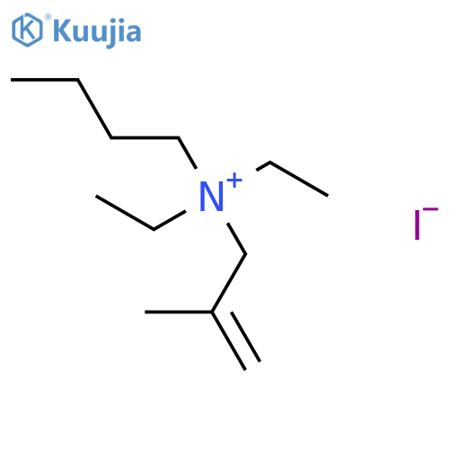 1-Butanaminium, N,N-diethyl-N-(2-methyl-2-propenyl)-, iodide structure