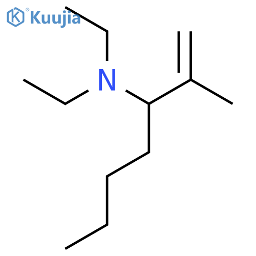 1-Hepten-3-amine, N,N-diethyl-2-methyl- structure