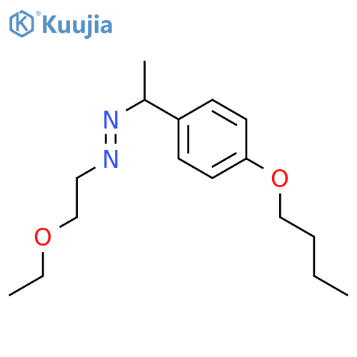 Diazene, [1-(4-butoxyphenyl)ethyl](2-ethoxyethyl)- structure