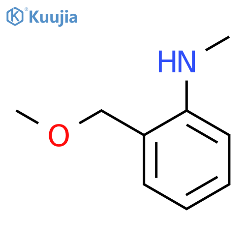 Benzenamine, 2-(methoxymethyl)-N-methyl- structure