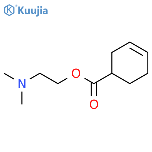 3-Cyclohexene-1-carboxylic acid, 2-(dimethylamino)ethyl ester structure