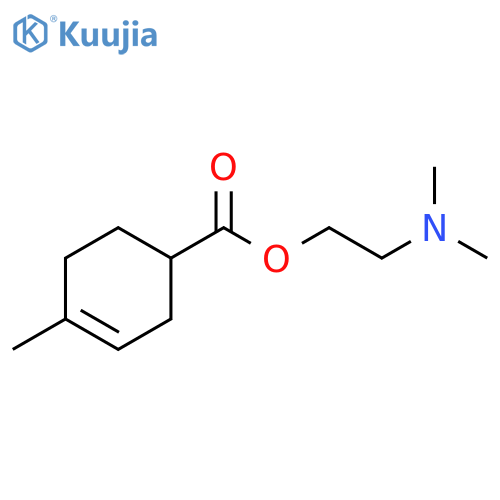 3-Cyclohexene-1-carboxylic acid, 4-methyl-, 2-(dimethylamino)ethylester structure