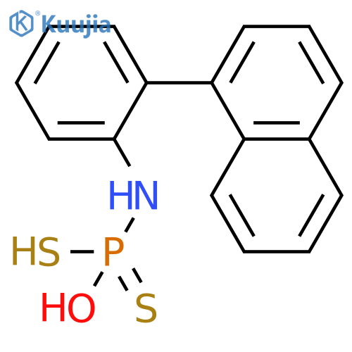 PHOSPHORAMIDODITHIOIC ACID, 2-NAPHTHALENYLPHENYL- structure