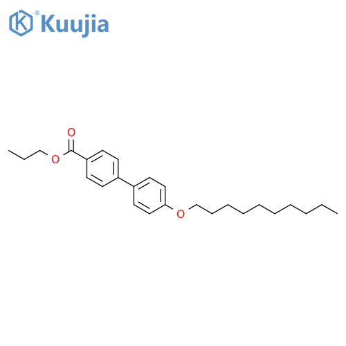 [1,1'-BIPHENYL]-4-CARBOXYLIC ACID, 4'-(DECYLOXY)-, PROPYL ESTER structure