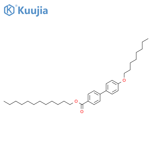 [1,1'-BIPHENYL]-4-CARBOXYLIC ACID, 4'-(OCTYLOXY)-, DODECYL ESTER structure