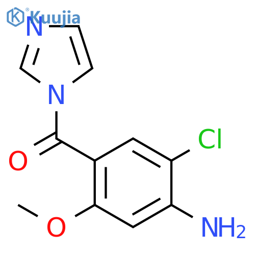 (4-Amino-5-chloro-2-methoxyphenyl)(1H-imidazol-1-yl)methanone structure