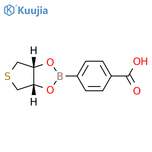 Benzoic acid, 4-(tetrahydrothieno[3,4-d]-1,3,2-dioxaborol-2-yl)-, cis- (9CI) structure