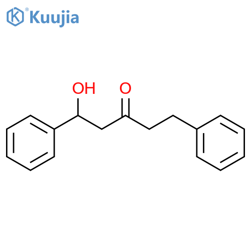 3-Pentanone, 1-hydroxy-1,5-diphenyl- structure