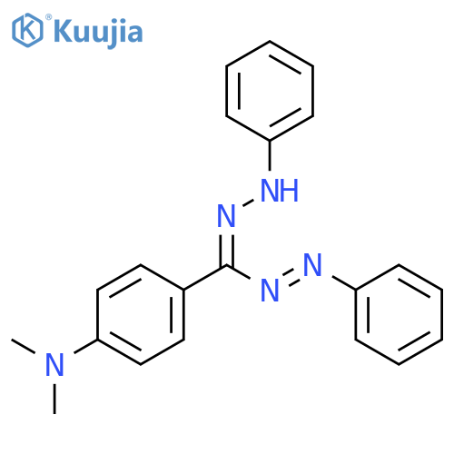 Benzenamine, N,N-dimethyl-4-[(phenylazo)(phenylhydrazono)methyl]- structure
