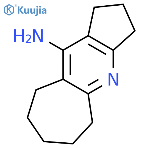 1,2,3,5,6,7,8,9-octahydrocyclohepta[b]cyclopenta[e]pyridin-10-amine structure