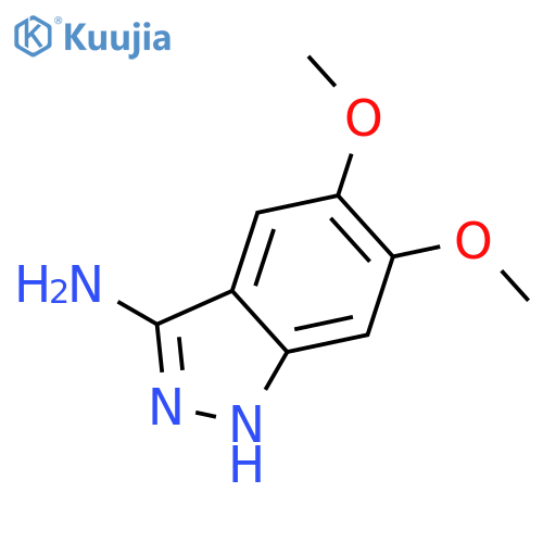 1H-Indazol-3-amine, 5,6-dimethoxy- structure