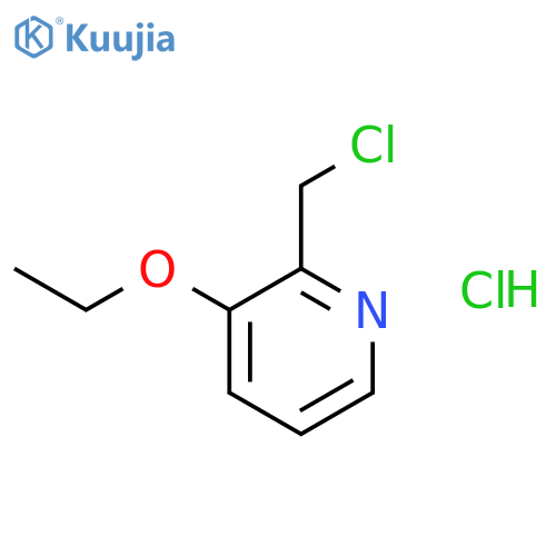 Pyridine, 2-(chloromethyl)-3-ethoxy-, hydrochloride structure