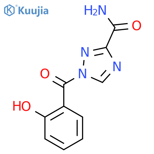 1H-1,2,4-Triazole-3-carboxamide, 1-(2-hydroxybenzoyl)- structure