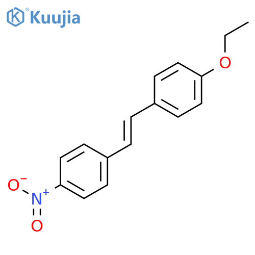 Benzene, 1-ethoxy-4-[2-(4-nitrophenyl)ethenyl]- structure