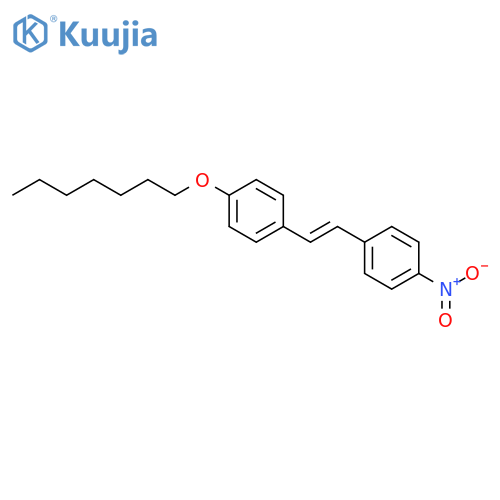 Benzene, 1-(heptyloxy)-4-[2-(4-nitrophenyl)ethenyl]- structure