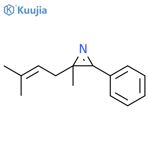 2H-Azirine, 2-methyl-2-(3-methyl-2-butenyl)-3-phenyl- structure