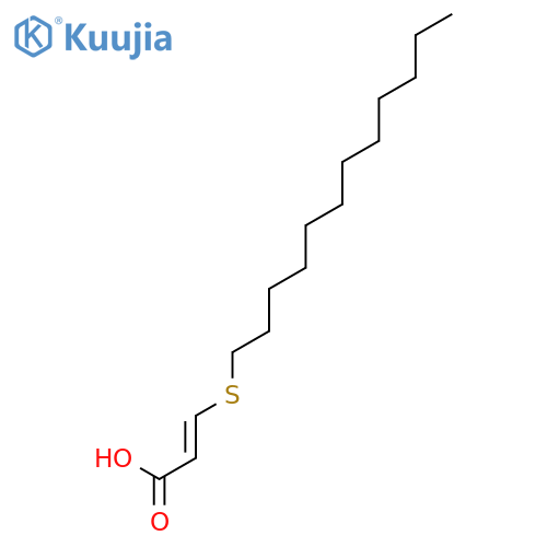 2-Propenoic acid, 3-(dodecylthio)- structure