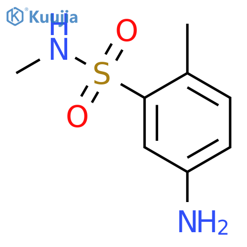 5-amino-N,2-dimethylbenzenesulfonamide structure