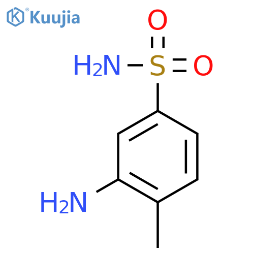 3-amino-4-methylbenzene-1-sulfonamide structure