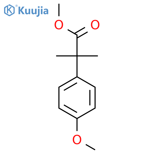 Methyl 2-(4-methoxyphenyl)-2-methylpropanoate structure