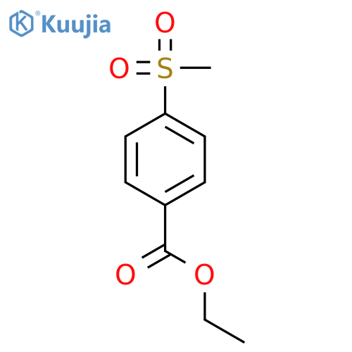 Benzoic acid,4-(methylsulfonyl)-, ethyl ester structure