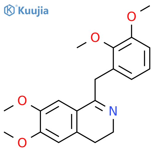 Isoquinoline,1-[(2,3-dimethoxyphenyl)methyl]-3,4-dihydro-6,7-dimethoxy- structure