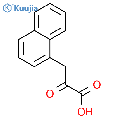 3-(naphthalen-1-yl)-2-oxopropanoic acid structure