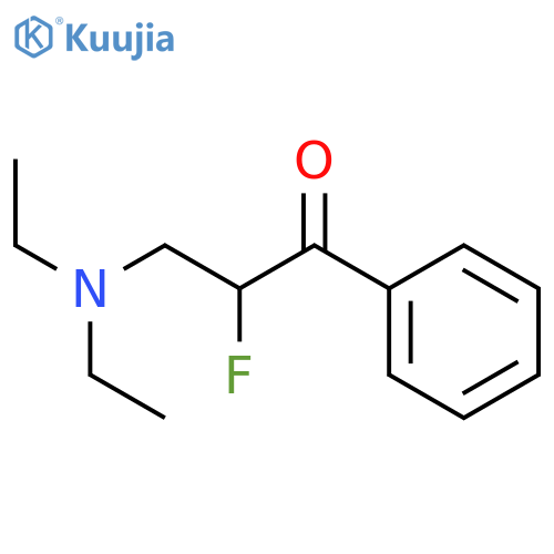 1-Propanone, 3-(diethylamino)-2-fluoro-1-phenyl- structure