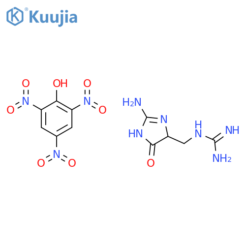 Guanidine, [(2-amino-4,5-dihydro-5-oxo-1H-imidazol-4-yl)methyl]-,compd. with 2,4,6-trinitrophenol (1:2) structure