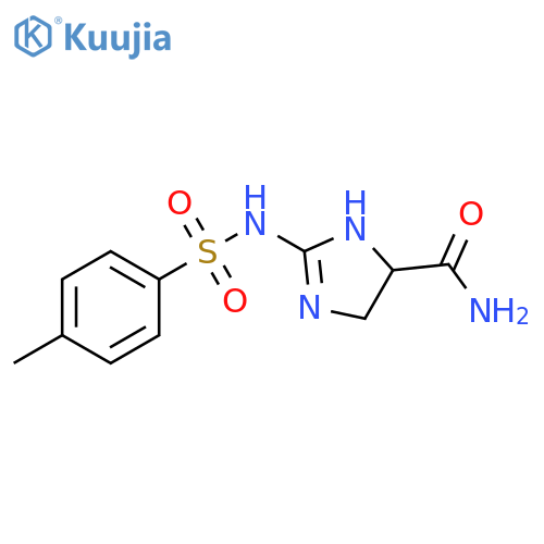 1H-Imidazole-4-carboxamide,4,5-dihydro-2-[[(4-methylphenyl)sulfonyl]amino]- structure
